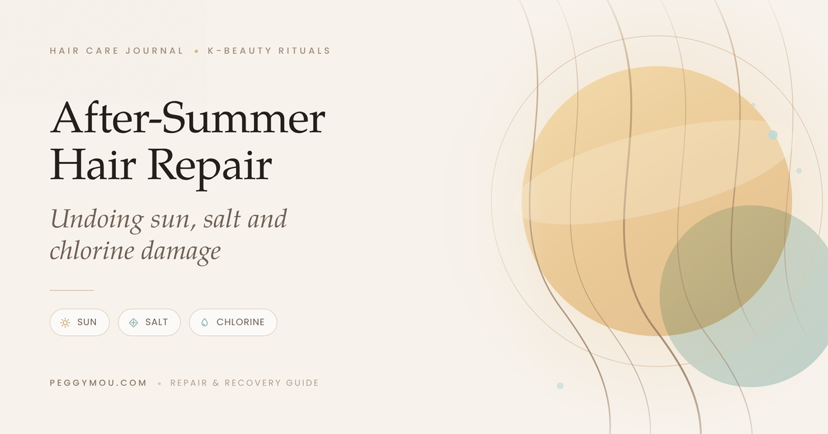 After-Summer Hair Repair: Undoing Sun, Salt and Chlorine Damage