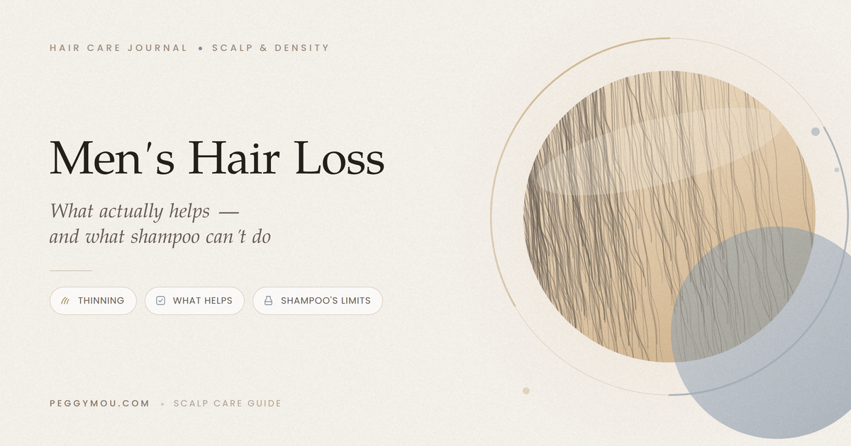 Men's Hair Loss: What Actually Helps, and What Shampoo Can't Do