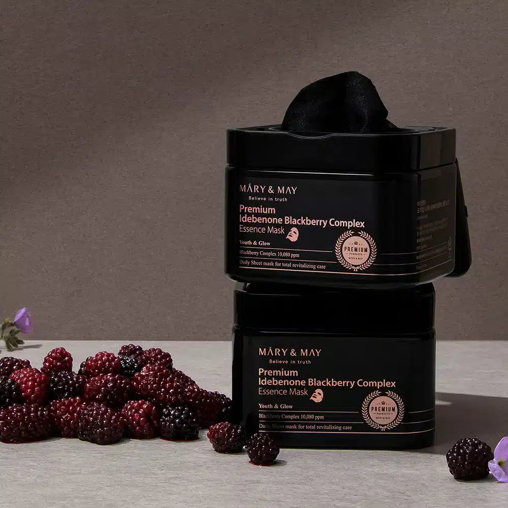 Mary&May Premium Idebenone Blackberry Complex Essence Mask 20ΤΕΜ