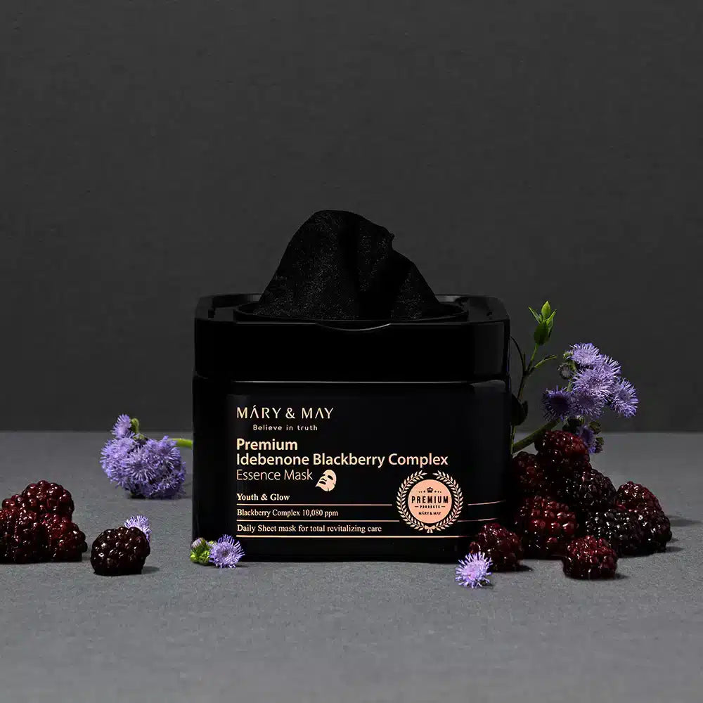 Mary&May Premium Idebenone Blackberry Complex Essence Mask 20ΤΕΜ