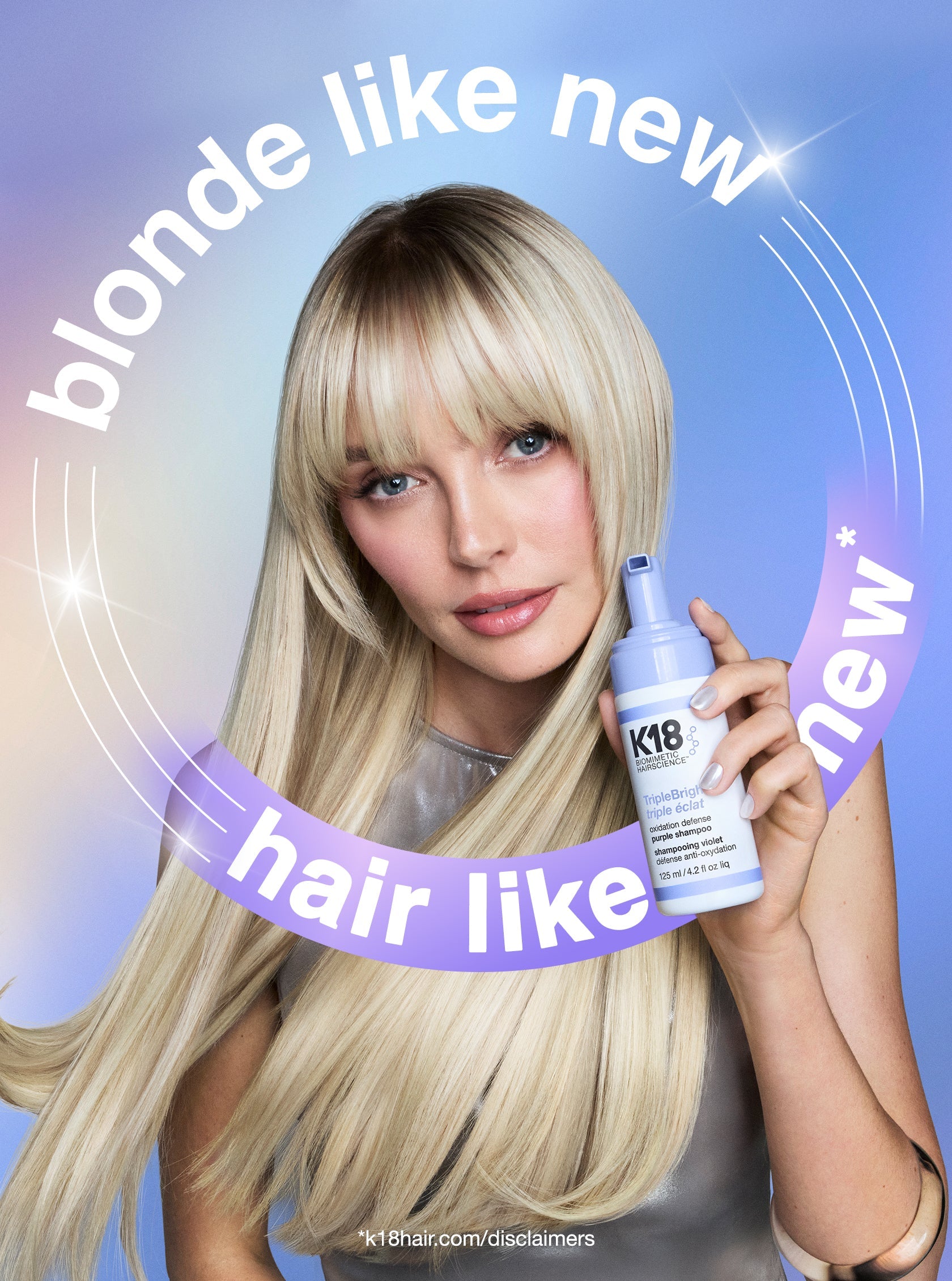 K18 TripleBOND Oxidation Defense Purple Shampoo
