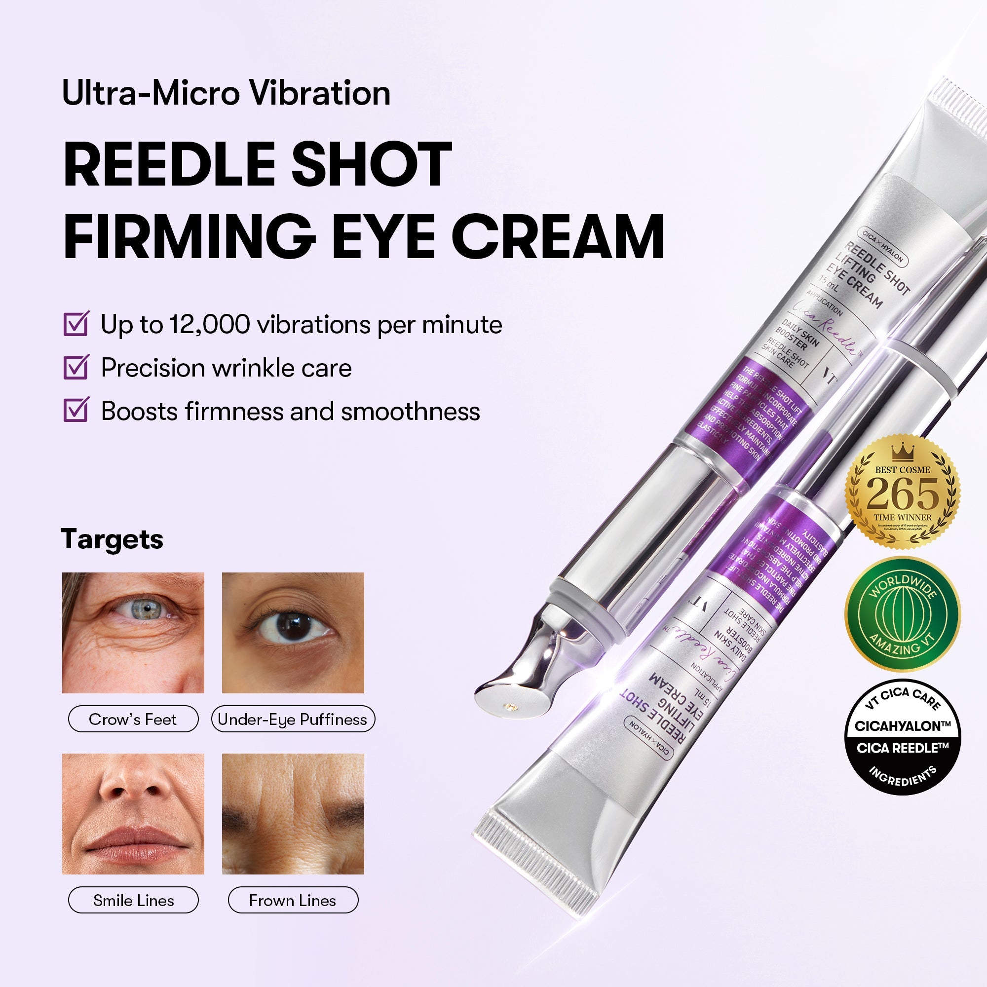 VT Cosmetics Reedle Shot Firming Eye Cream 15ml