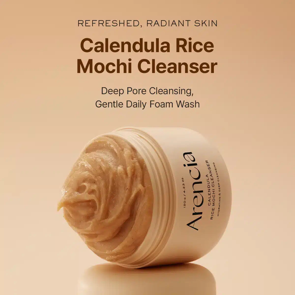 Arencia Fresh Calendula Rice Mochi Cleanser 120g