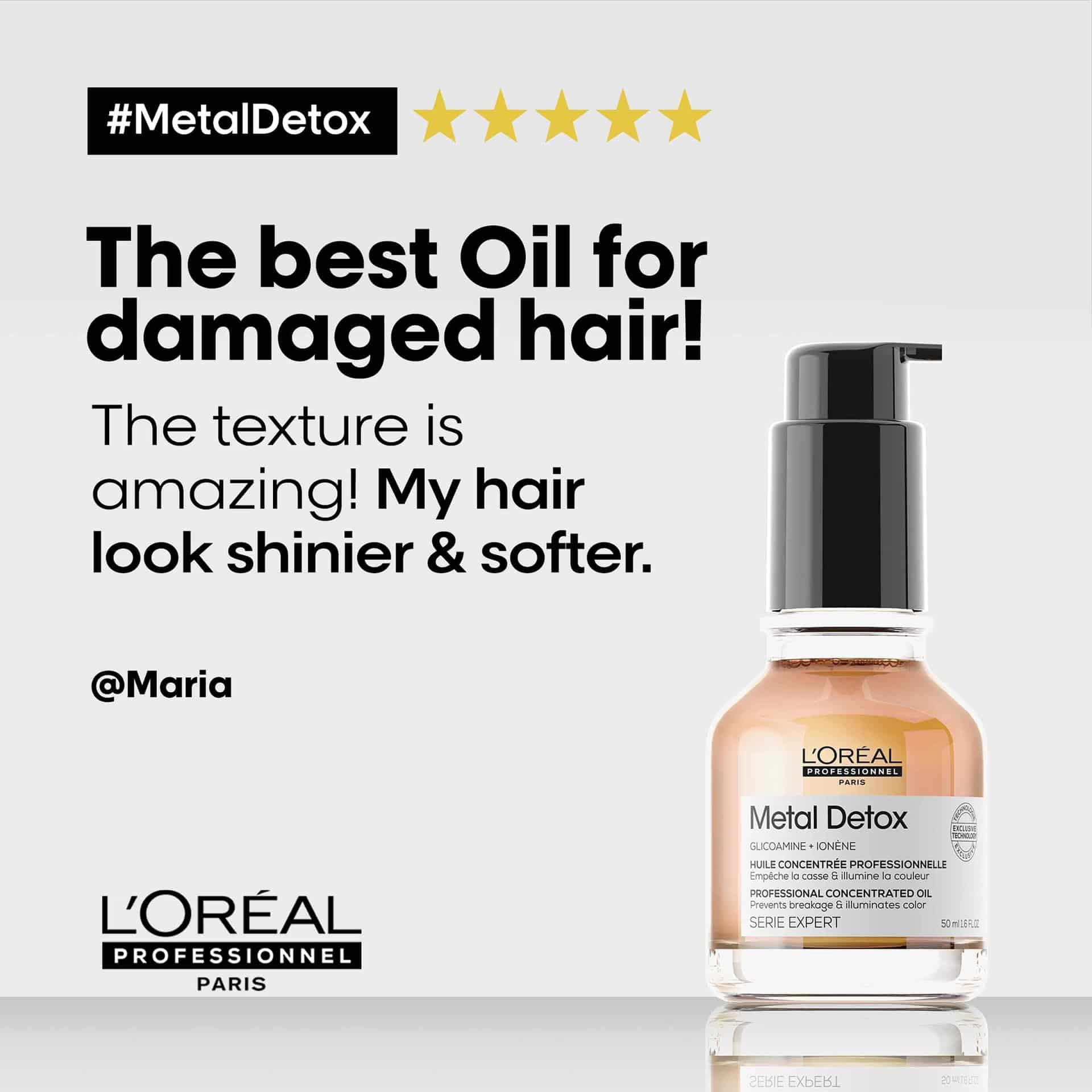 LOréal Professionnel Metal Detox Protecting Concentrated Oil 50ml