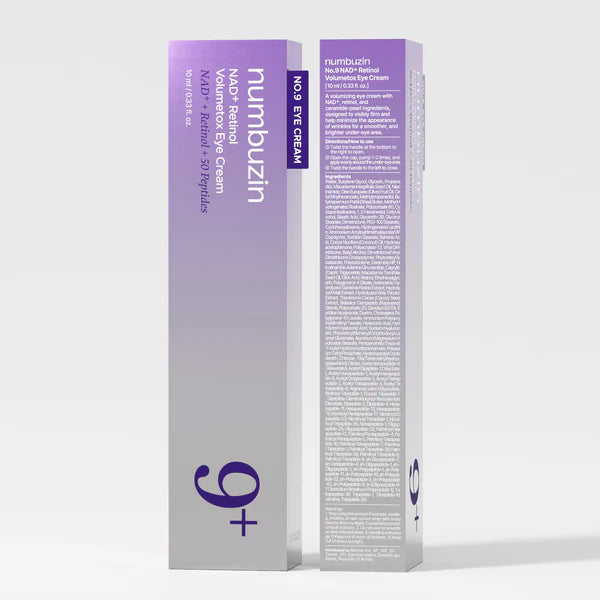 Numbuzin No.9 NAD+ Retinol Volumetox Κρέμα Ματιών 10ml