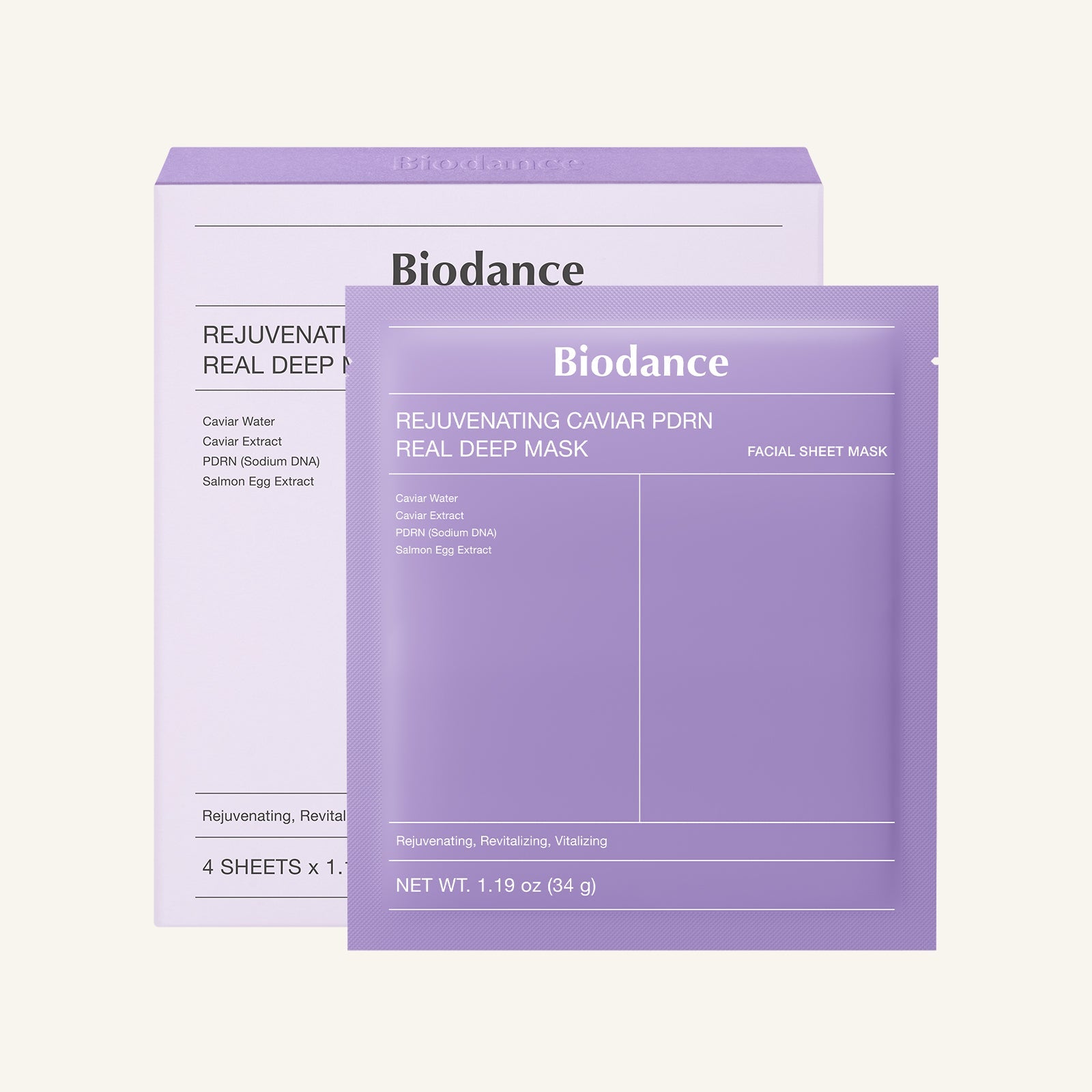 Biodance Rejuvenating Caviar PDRN Real Deep Mask 34g