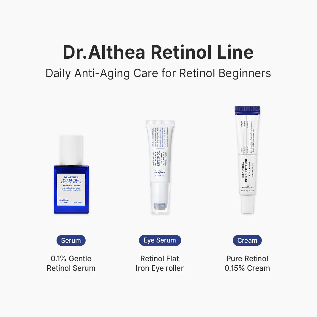 Dr.Althea Retinol Flat Iron Eye Roller 25ml