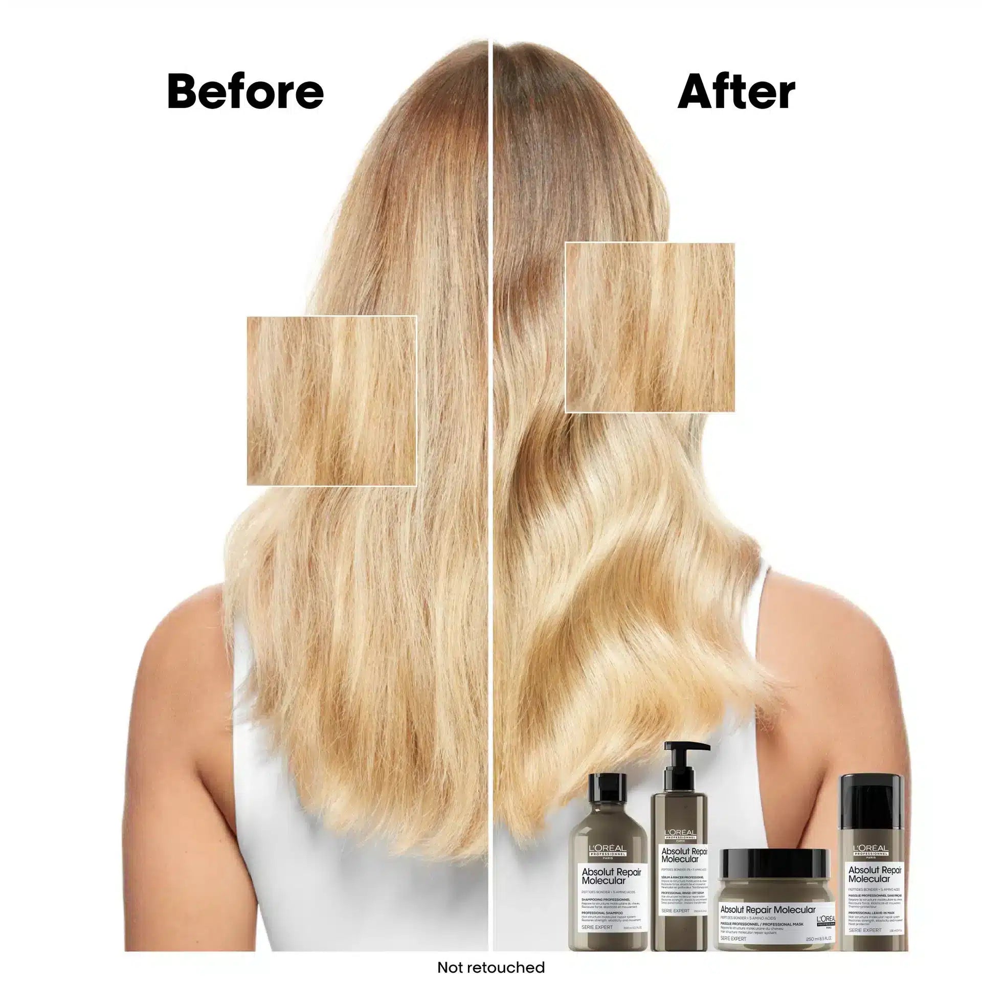 LOréal Professionnel Absolut Repair Molecular Μάσκα Μαλλιών που Ξεβγάζεται 250ml