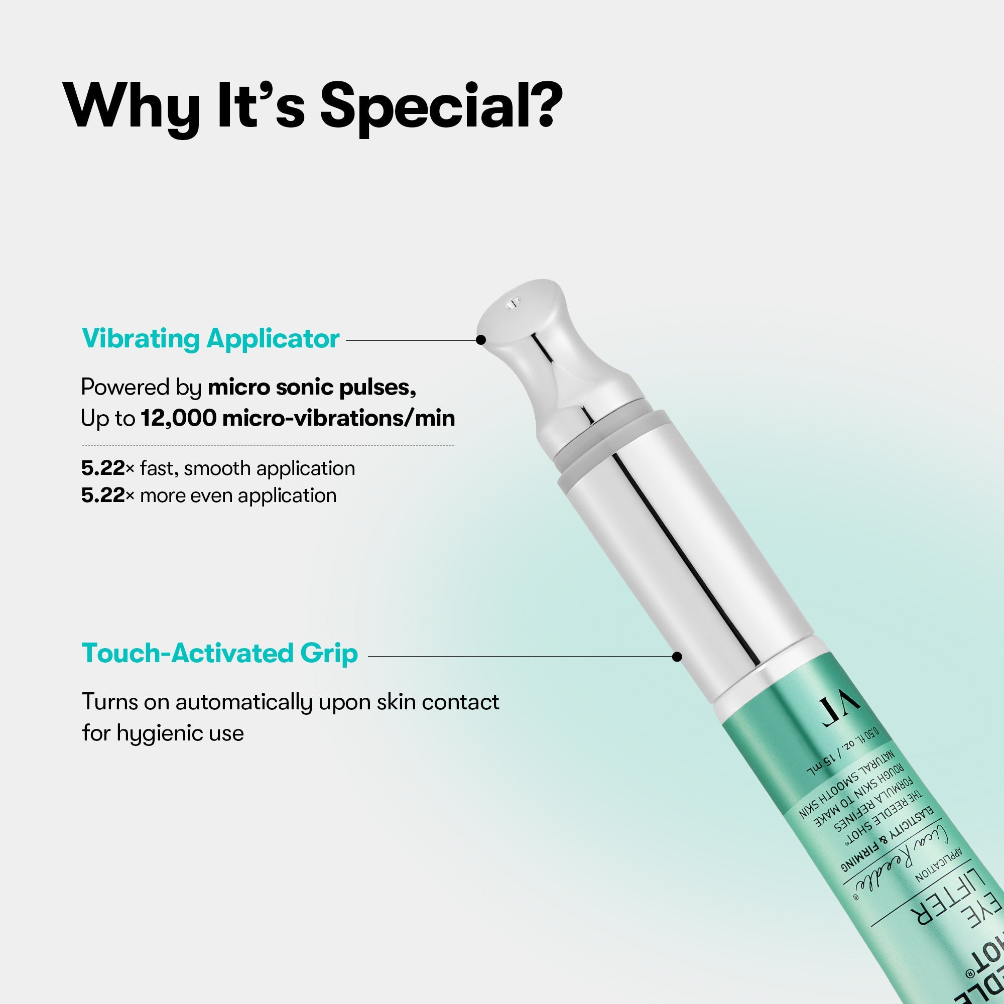 VT Cosmetics PDRN Reedle Shot Firming Eye Cream 15ml