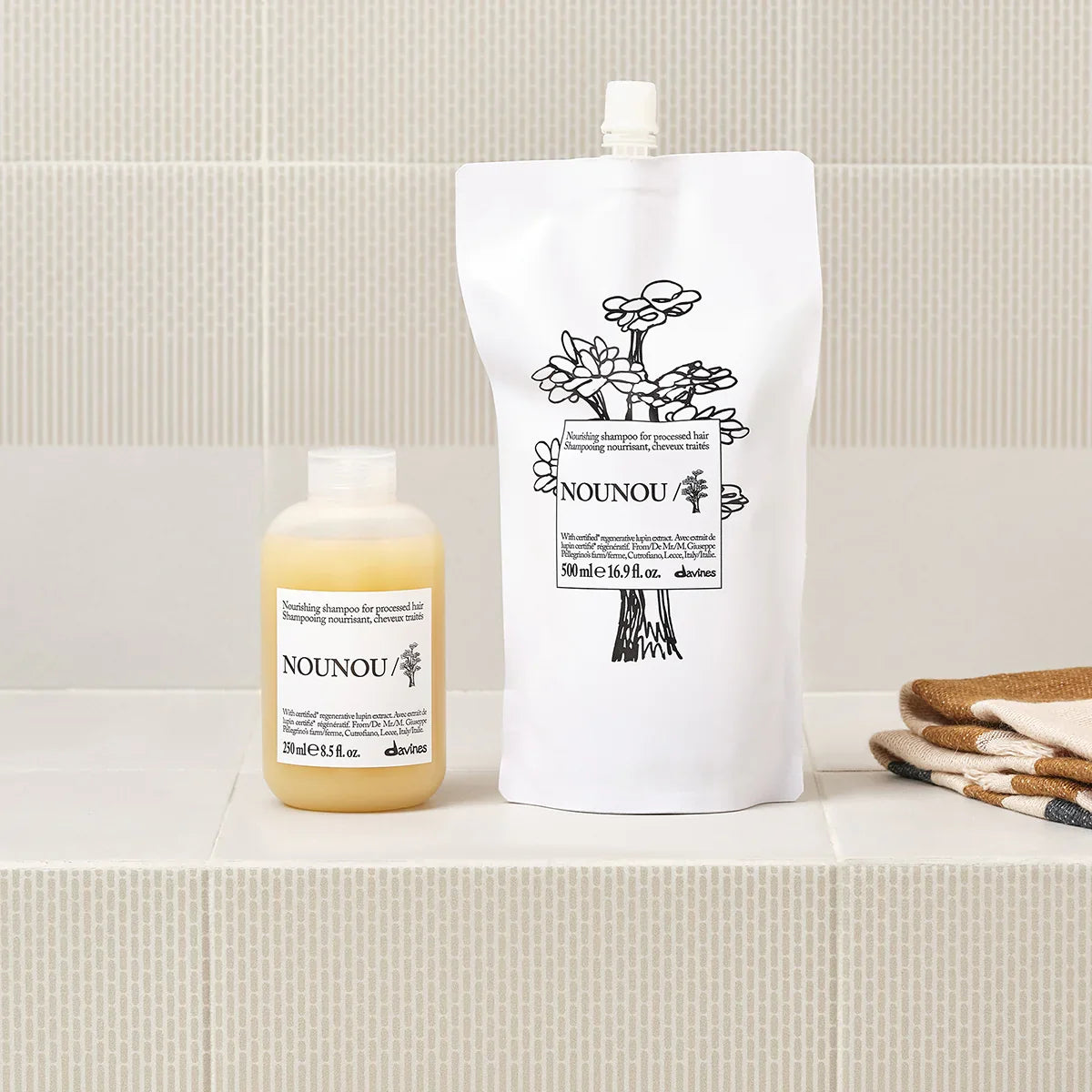DAVINES Nounou Shampoo Refill Pouch 500ml