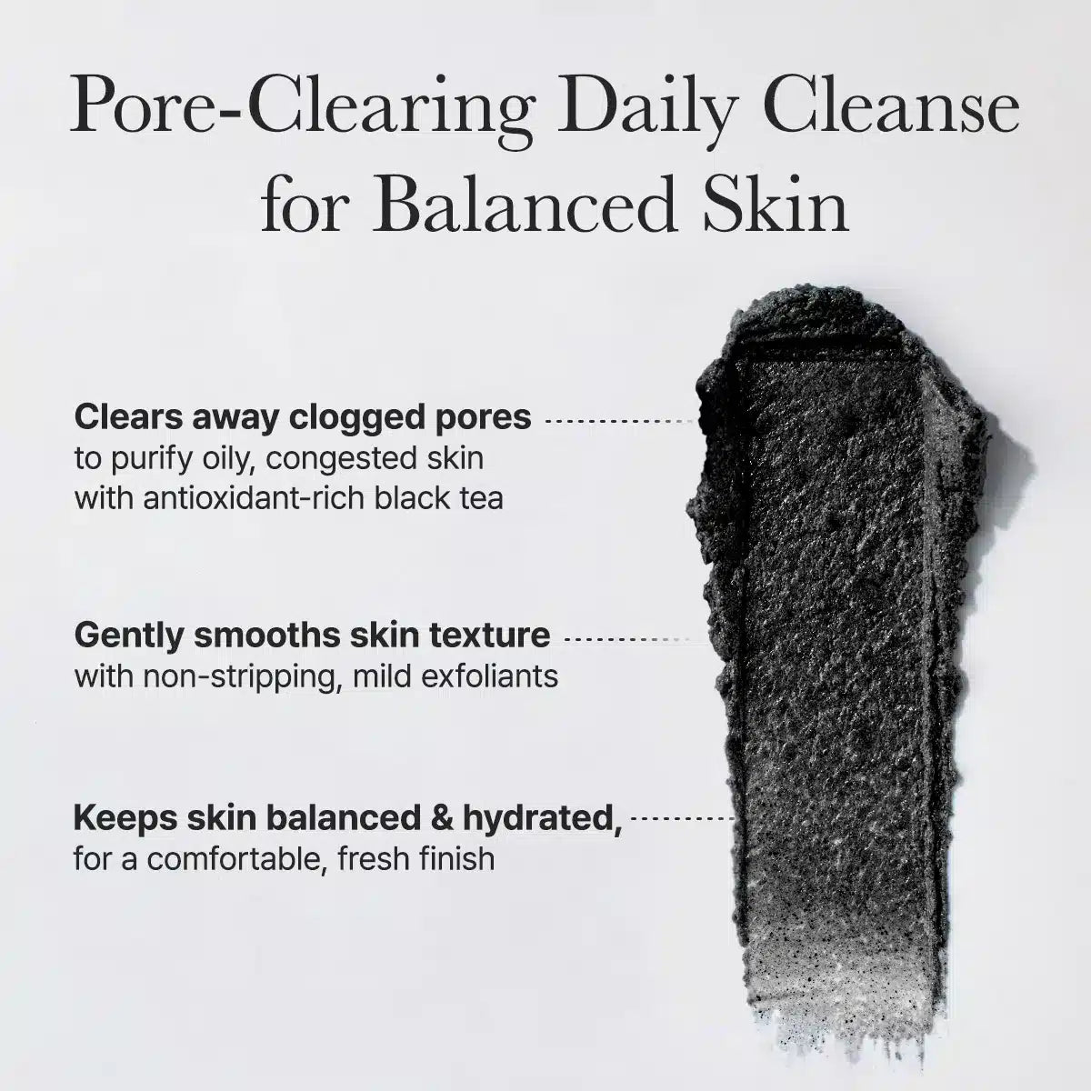 Arencia Black Tea Rice Mochi Cleanser 120g