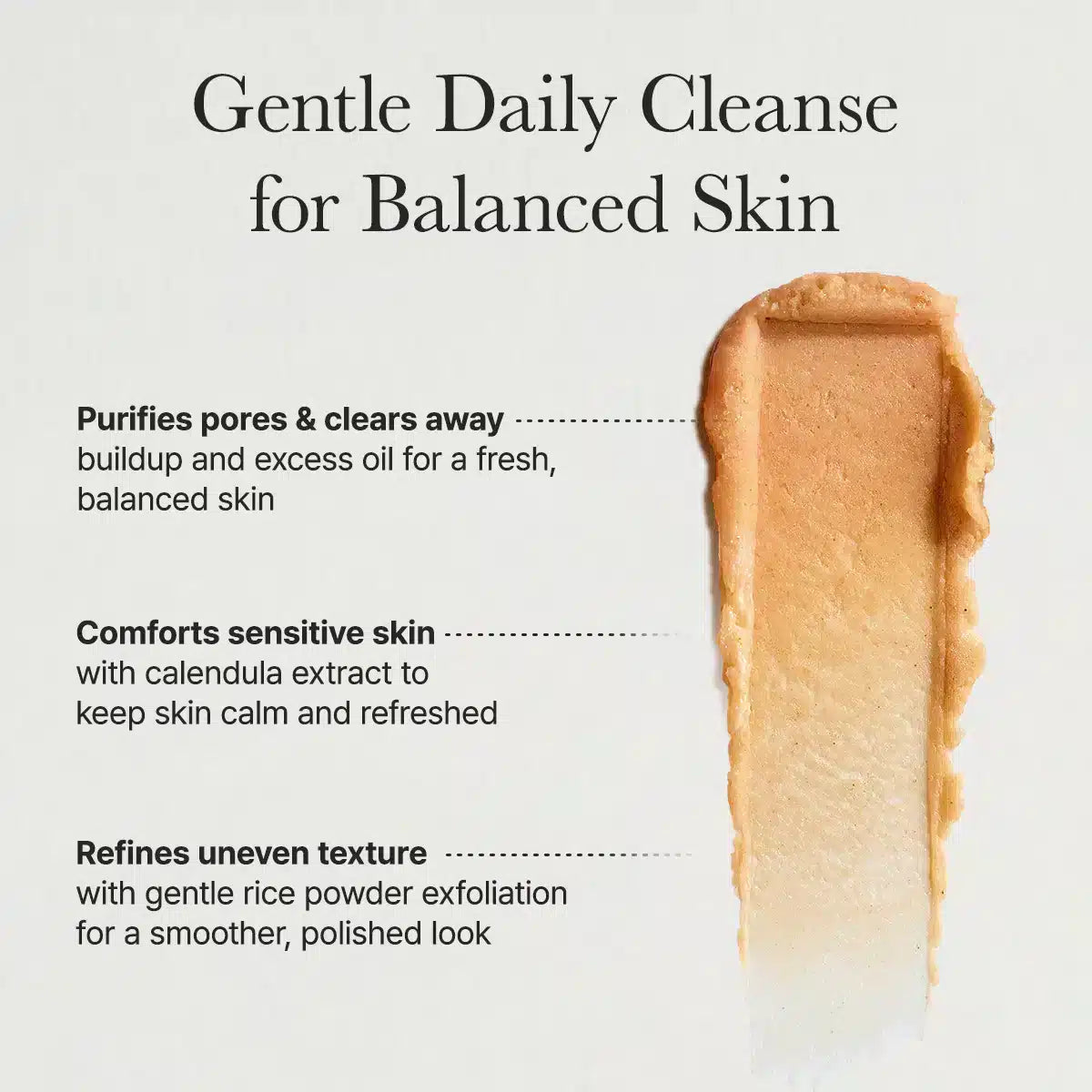 Arencia Fresh Calendula Rice Mochi Cleanser 120g
