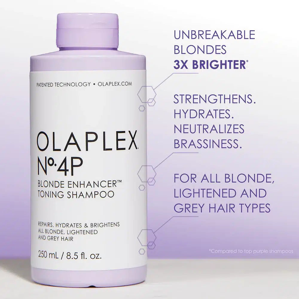 OLAPLEX No.4P Blonde Enhancer Toning Shampoo 250ml