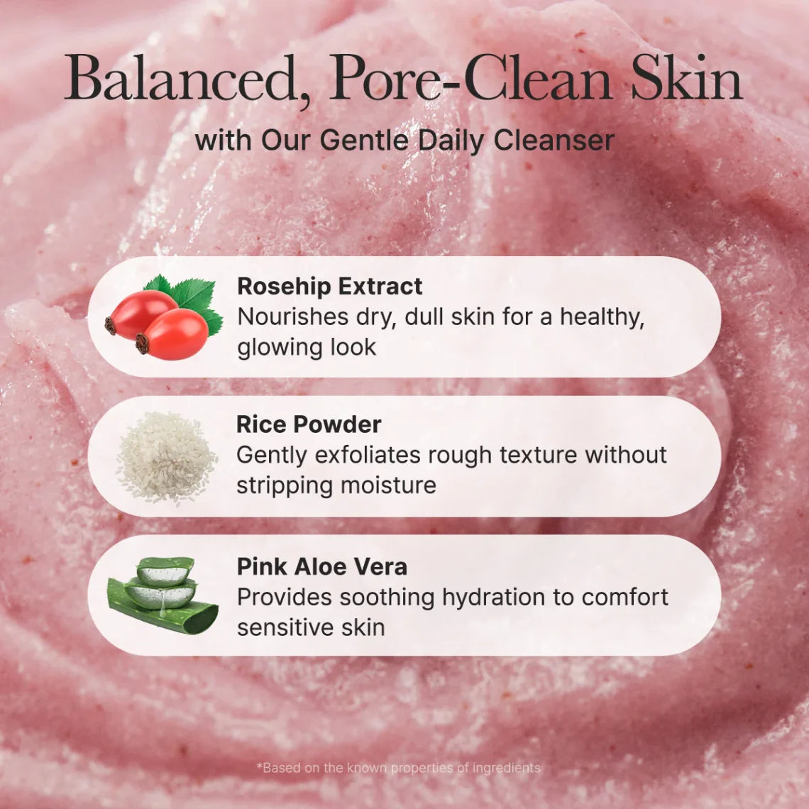 Arencia Fresh Rosehip Mochi Cleanse 120g