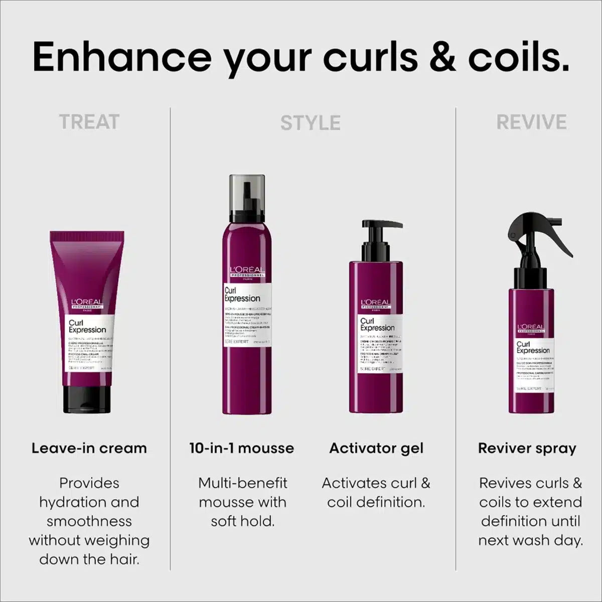 LOREAL Curl Expression Caring Reviver Spray 190ml