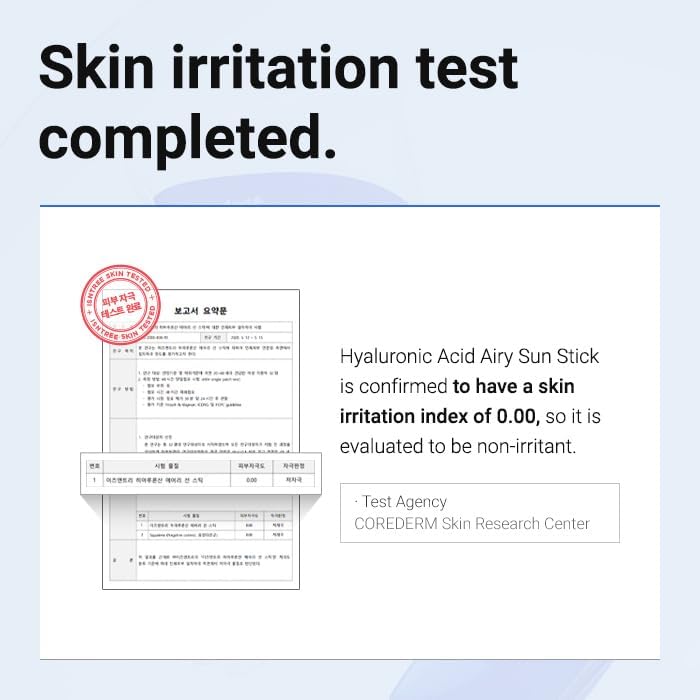 Isntree Αντηλιακό Στικ με Υαλουρονικό Οξύ Airy Sun Stick SPF 50+ PA++++ 22γρ