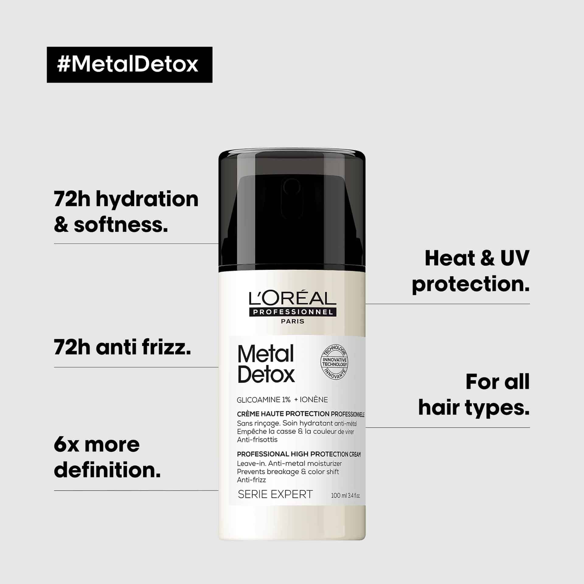 LOréal Professionnel Metal Detox Anti-Metal High Protection Cream 100ml