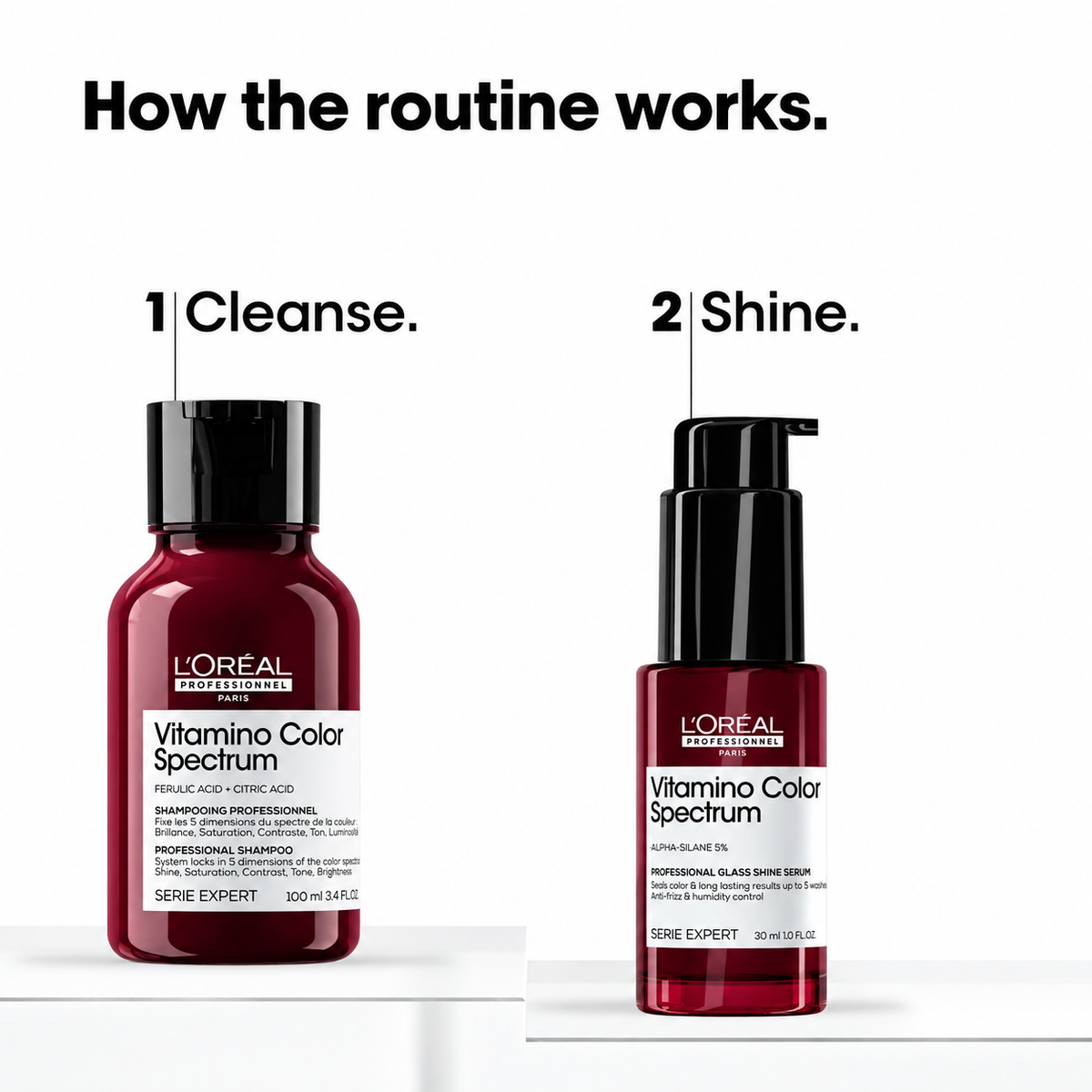 L’Oréal Professionnel Vitamino Color Spectrum Glass Shine Hair Kit