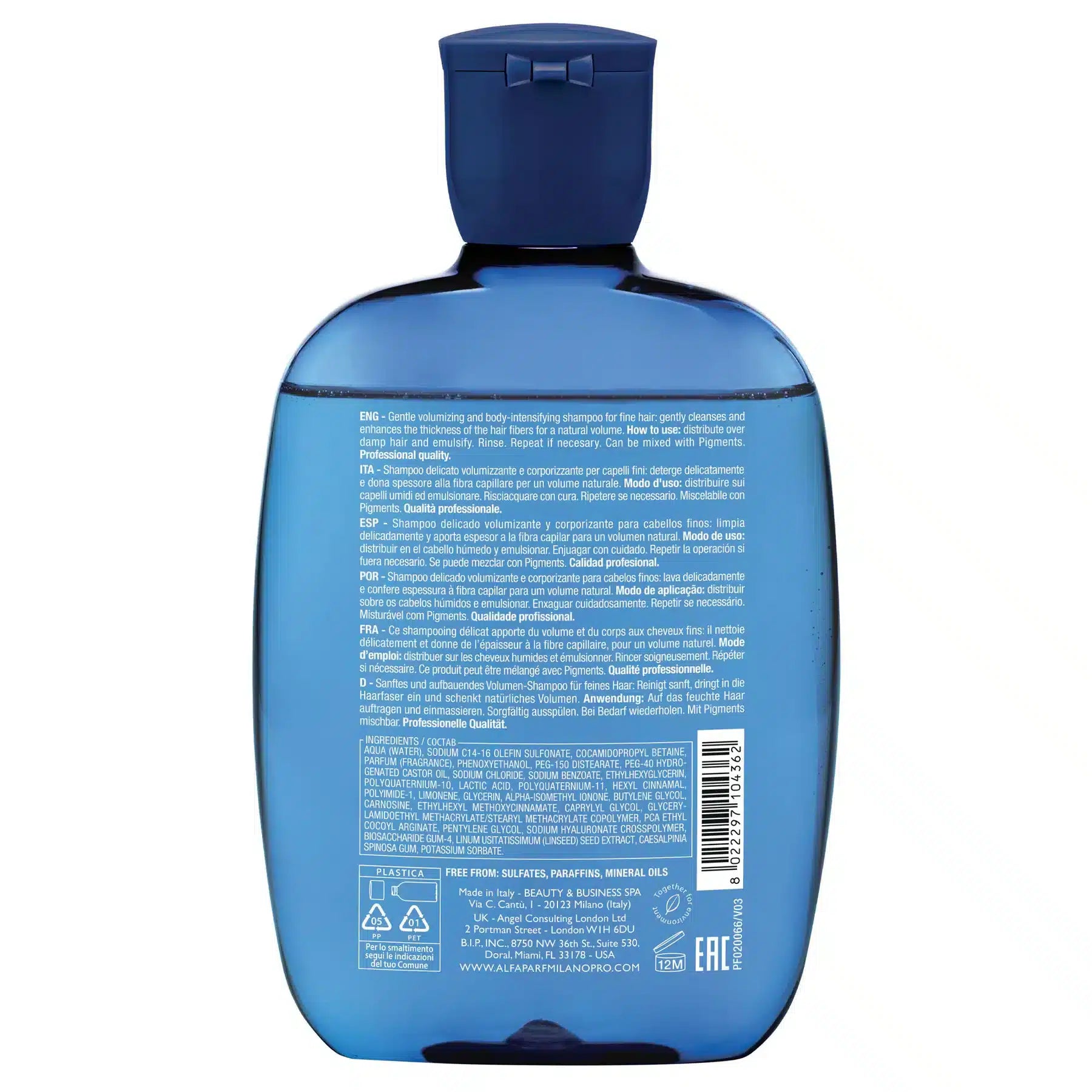 Alfaparf Semi Di Lino Volume Shampoo 250ml