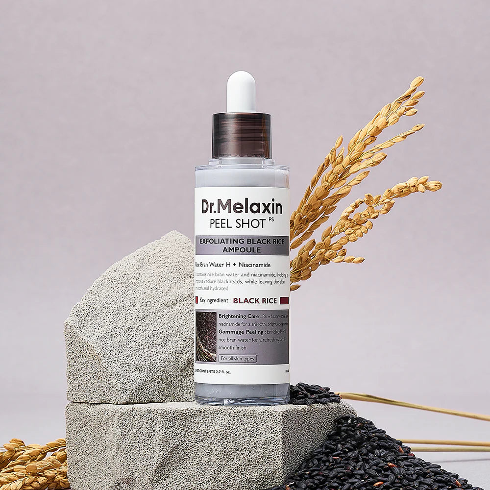 Dr Melaxin Peel Shot Exfoliant Black Rice Ampoule 80ml