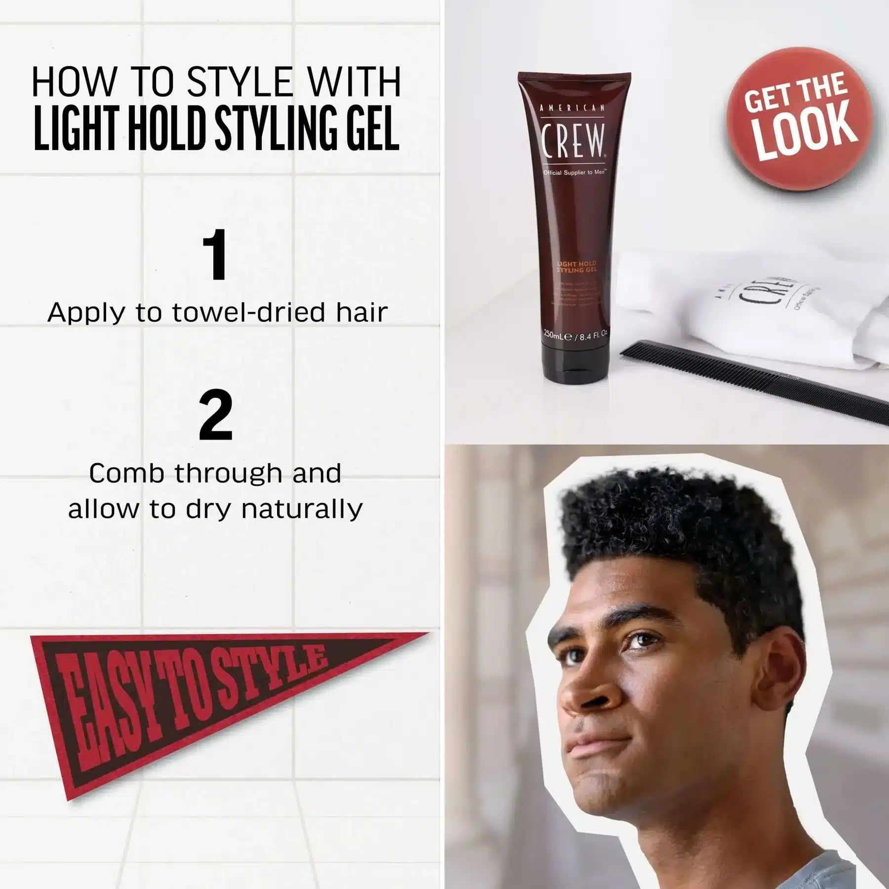 American Crew Light Hold Styling Gel 250ml