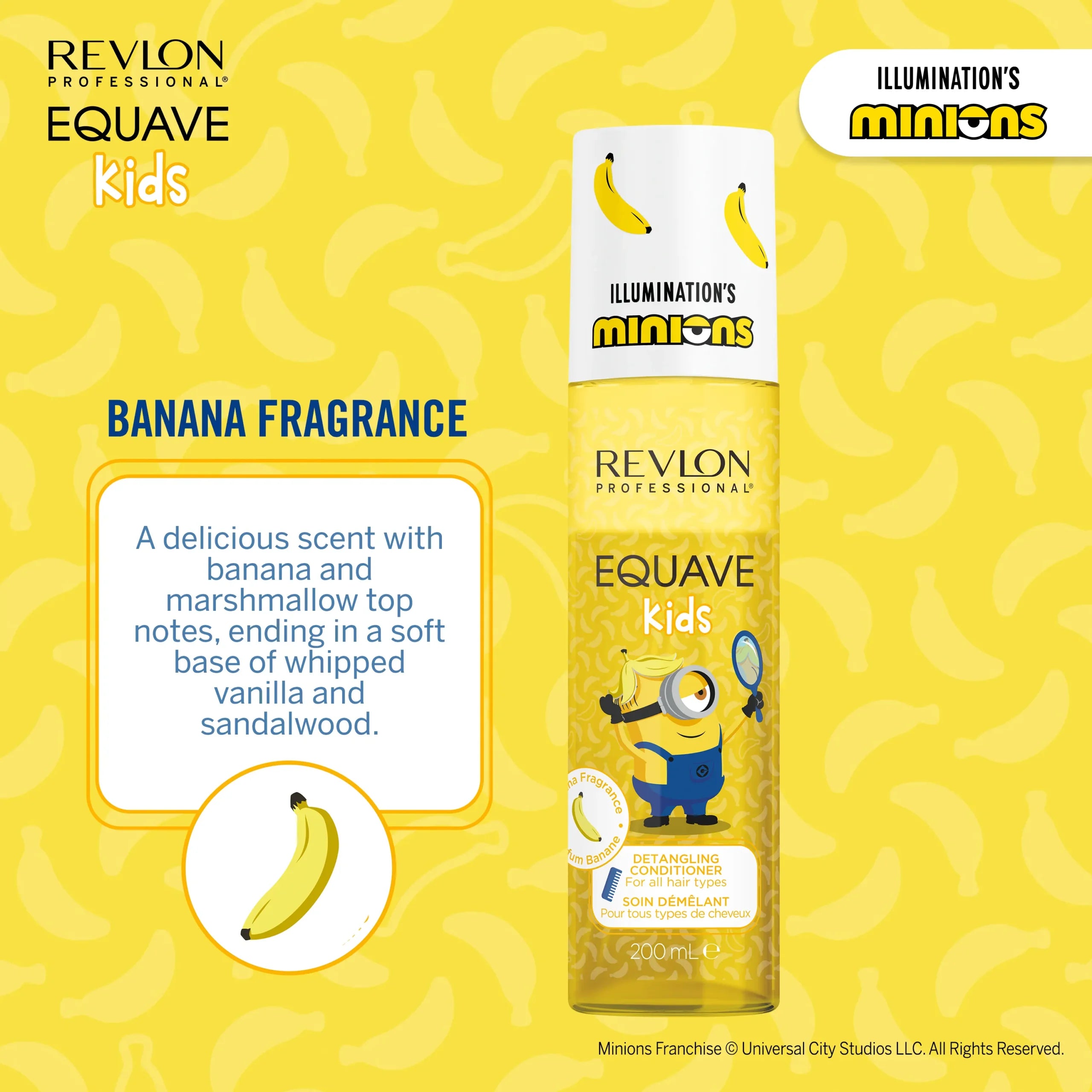REVLON PROFESSIONAL Equave Kids Minions Μαλακτική Κρέμα Ξεμπερδέματος 200ml