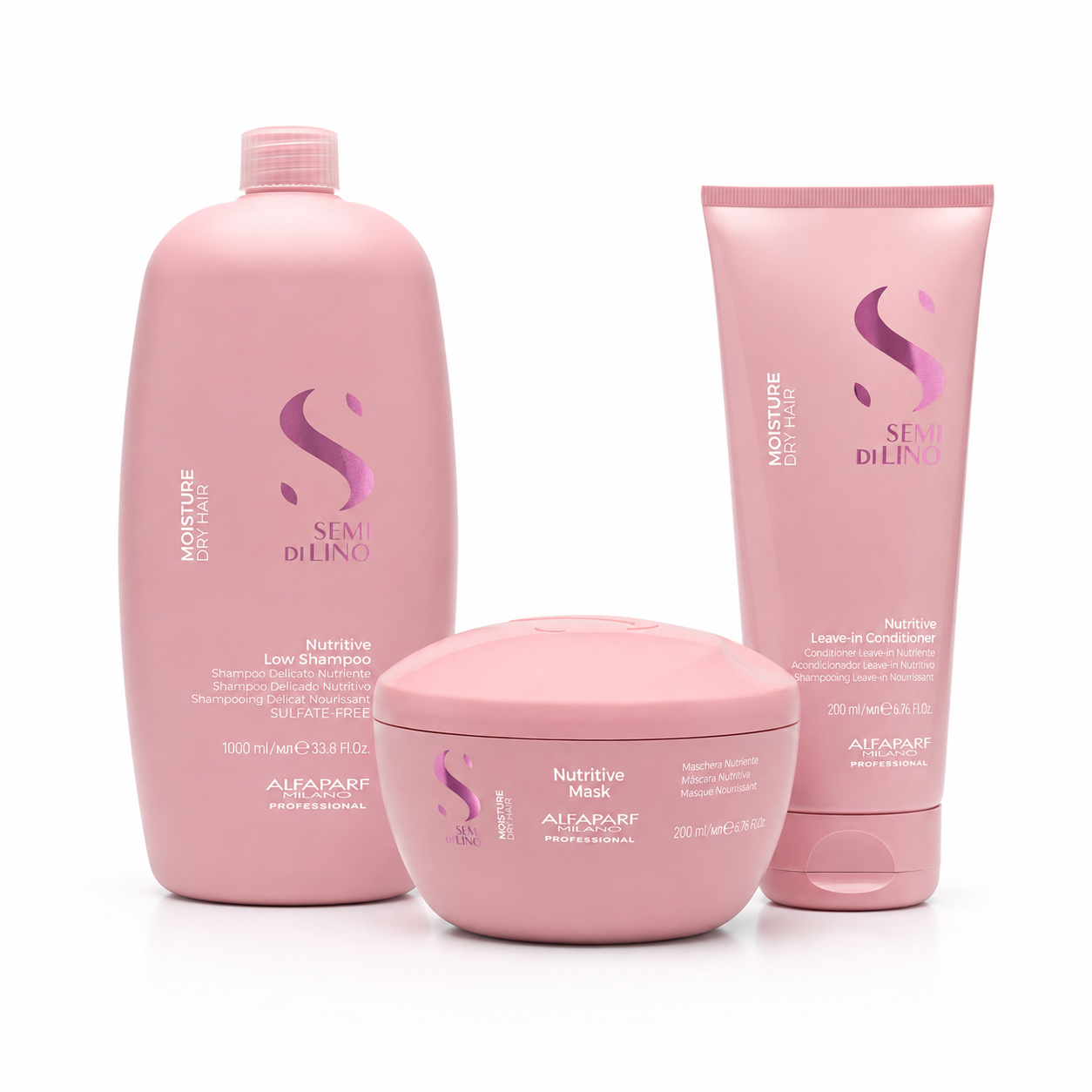 ALFAPARF Semi Di Lino Moisture Deep Hydration Set