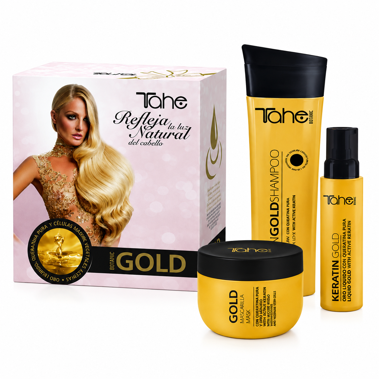 TAHE Keratin Gold Set