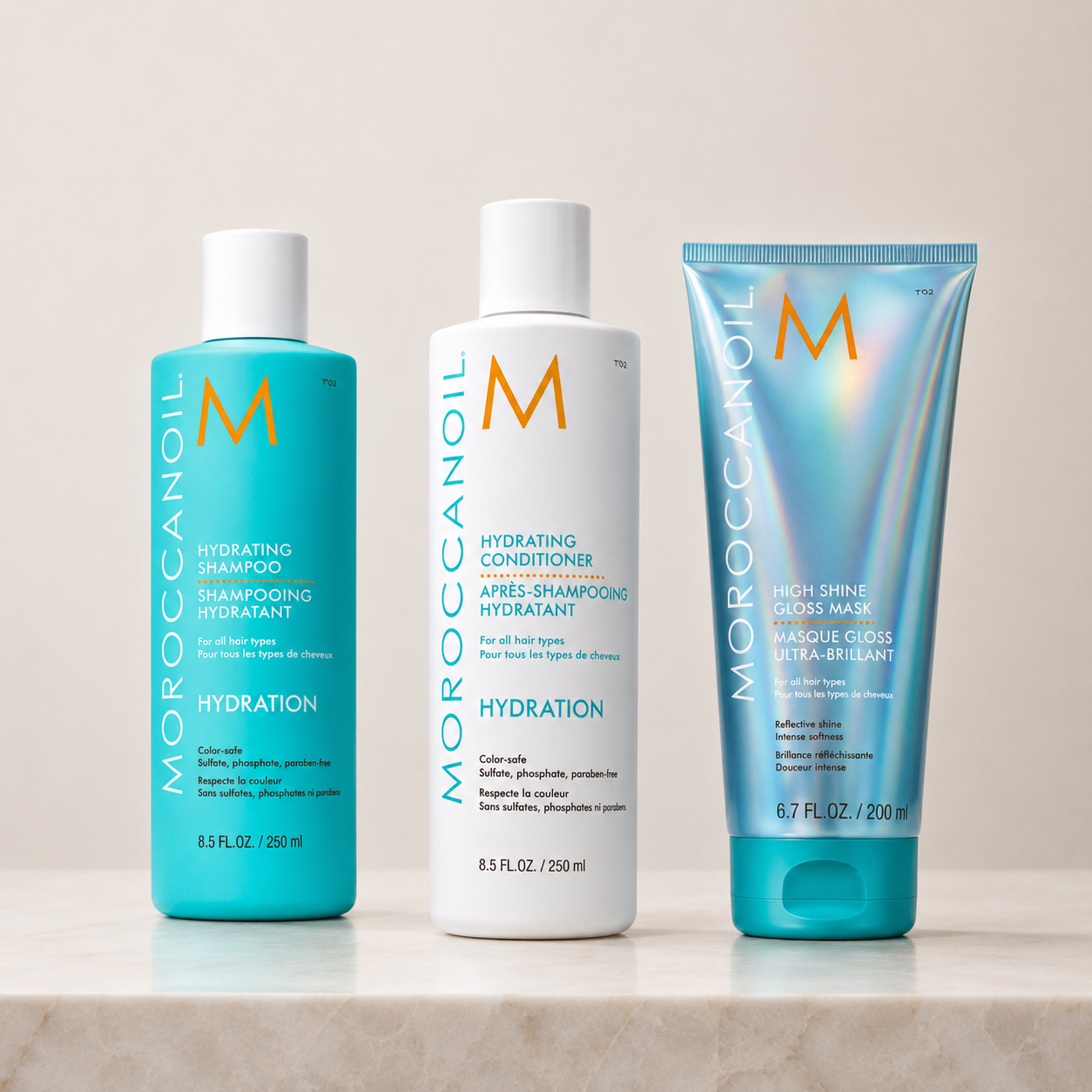 MOROCCANOIL Hydration and Gloss Trio