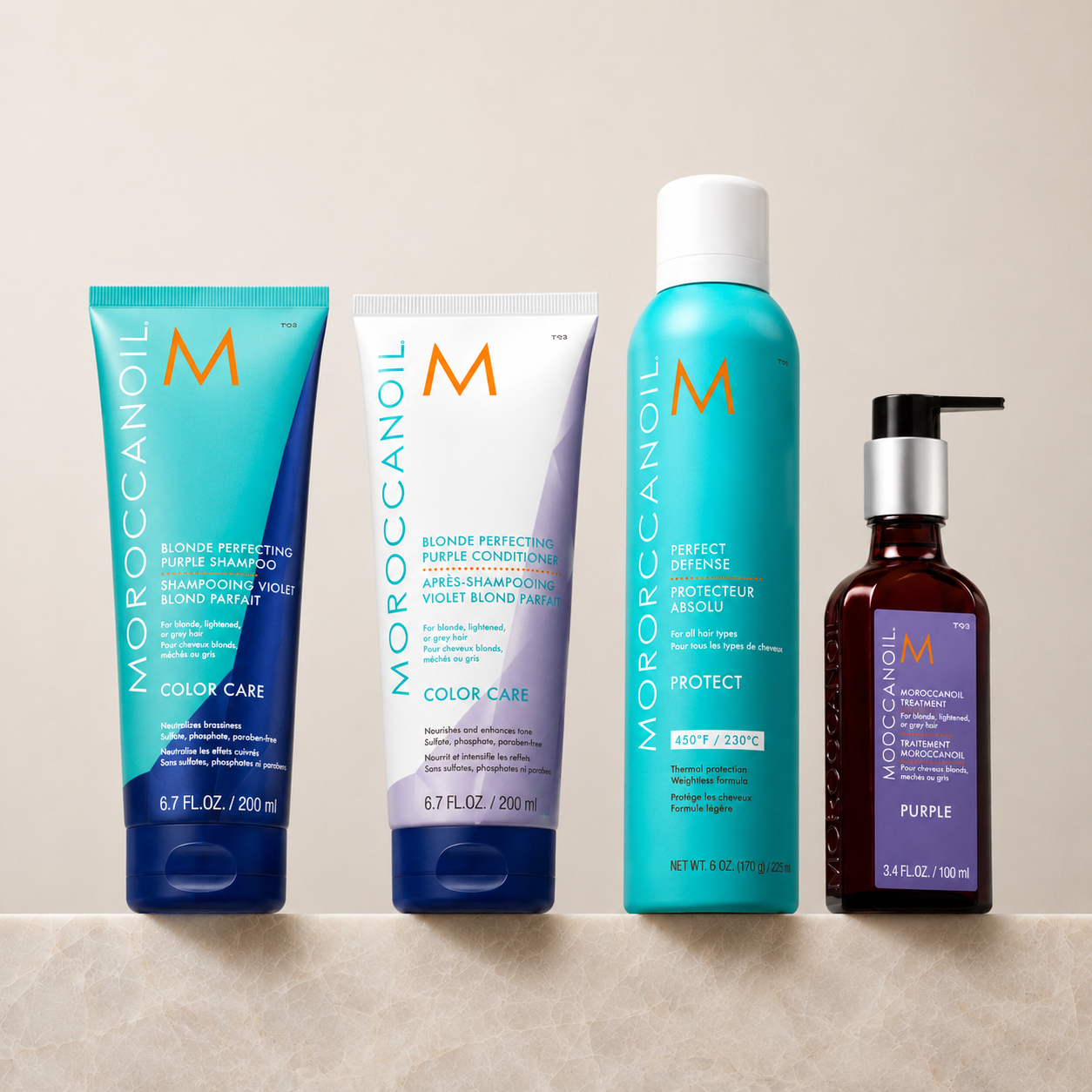 Moroccanoil Σετ περιποίησης και προστασίας για ξανθά μαλλιά