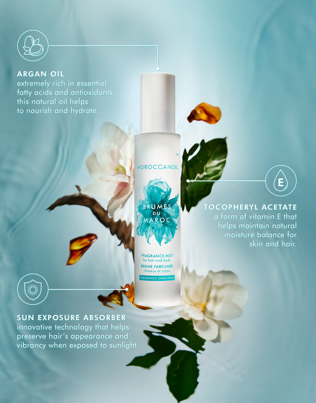 Moroccanoil Brumes du Maroc Hair and Body Fragrance Mist 100ml