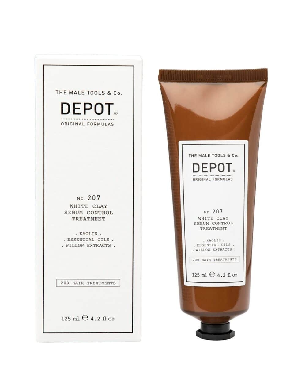 Depot No. 207 White Clay Θεραπεία Ελέγχου Σμήγματος με Λευκή Άργιλο 125ml