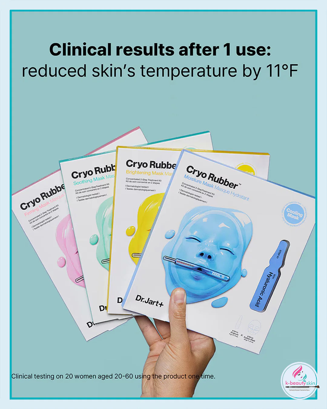 Dr.Jart+ Cryo Rubber Μάσκα Προσώπου με Βιταμίνη C για Λάμψη