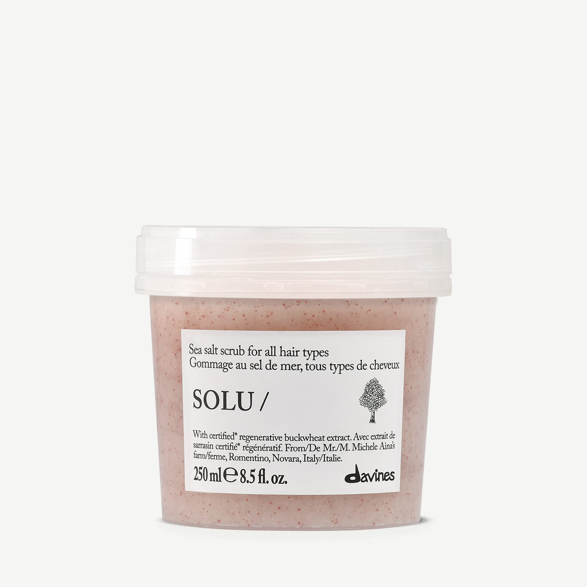 DAVINES SOLU Salt Scrub Cleanser 250ml