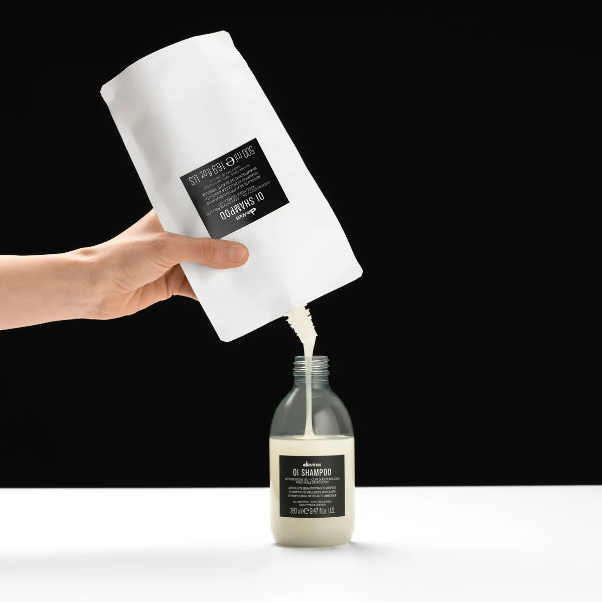 DAVINES OI Shampoo Refill Pouch 500ml