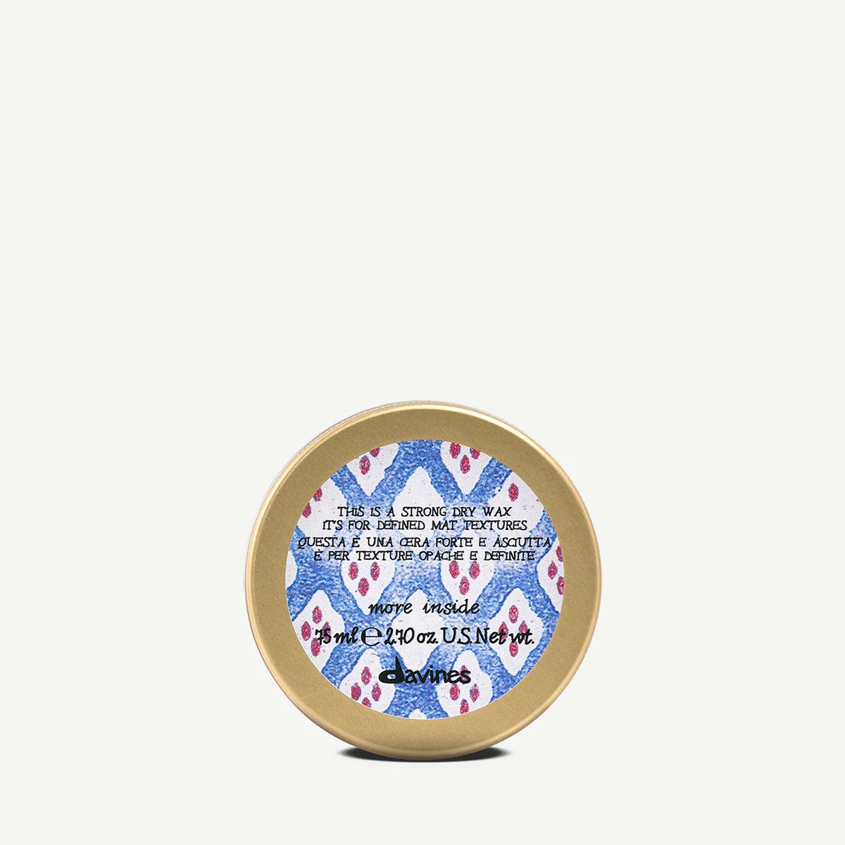 DAVINES More Inside Strong Dry Wax 75ml