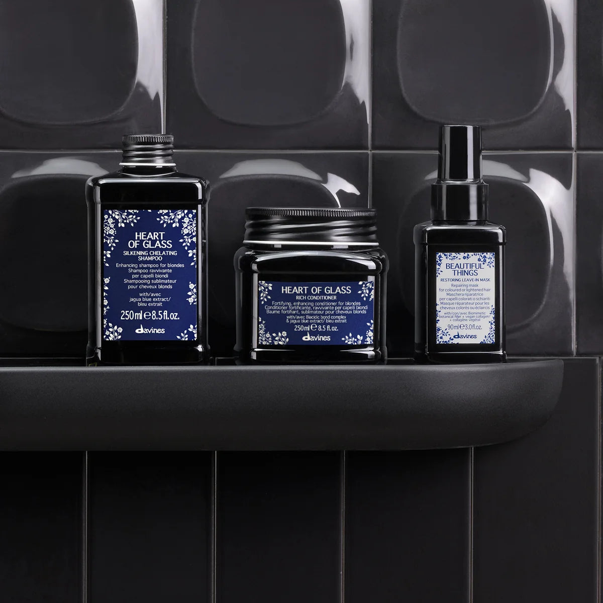 DAVINES Heart of Glass Silkening Chelating Shampoo