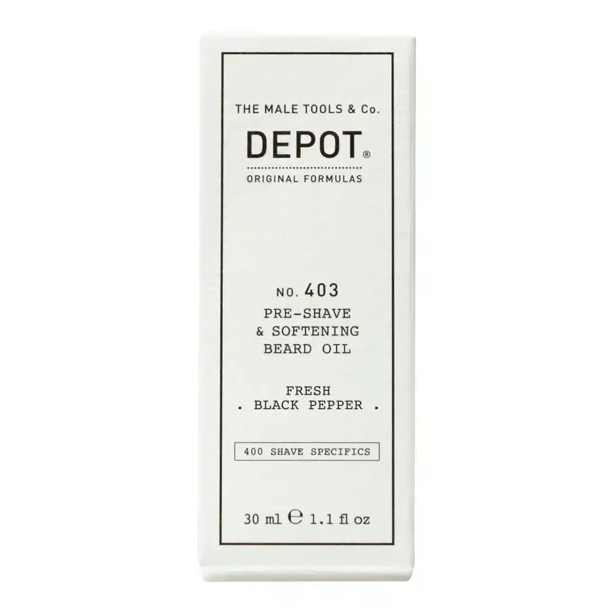 Depot No. 403 Pre-Shave & Softening Beard Oil 30ml