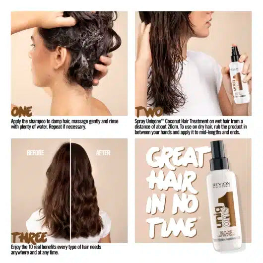 REVLON UniqOne Θεραπεία Μαλλιών Άρωμα Καρύδας 150ml