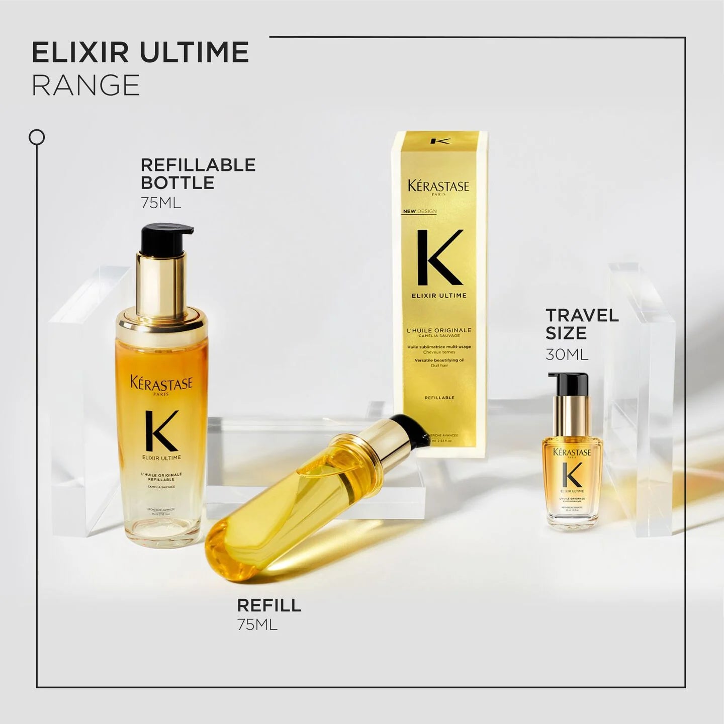 KERASTASE Elixir Ultime L’Huile Originale Refillable Hair Oil