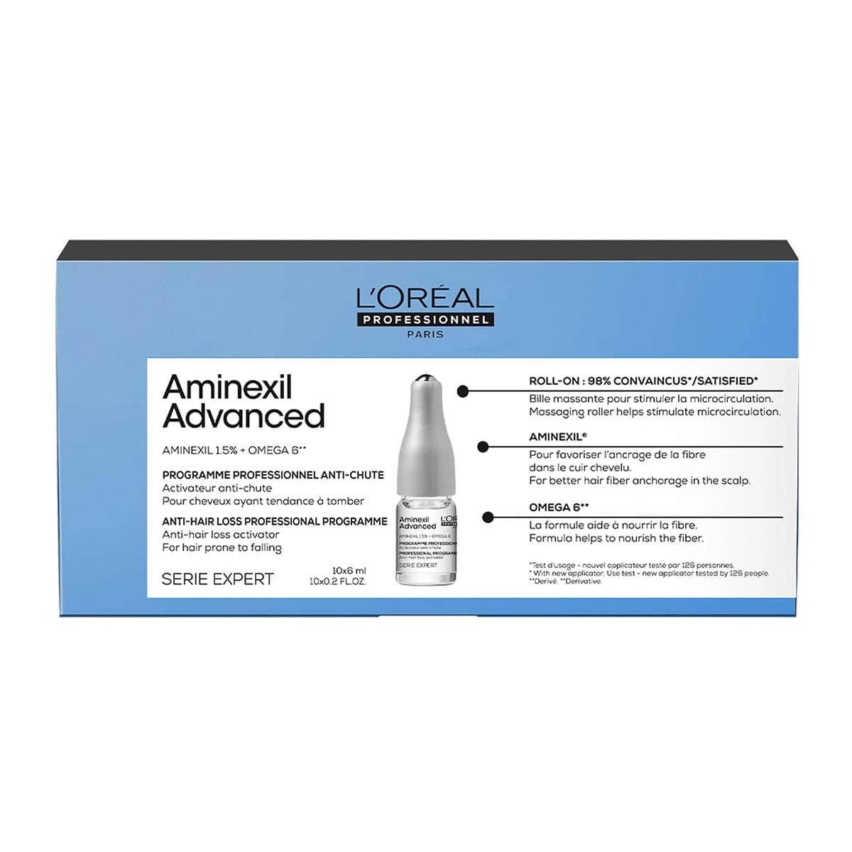 LOréal Professionnel Aminexil Advanced Πρόγραμμα κατά της Τριχόπτωσης - 10X6ml