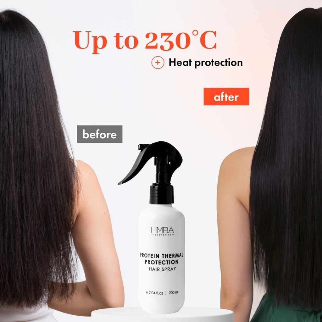 Limba Cosmetics Σπρέι Θερμικής Προστασίας με Πρωτεΐνες 200ml