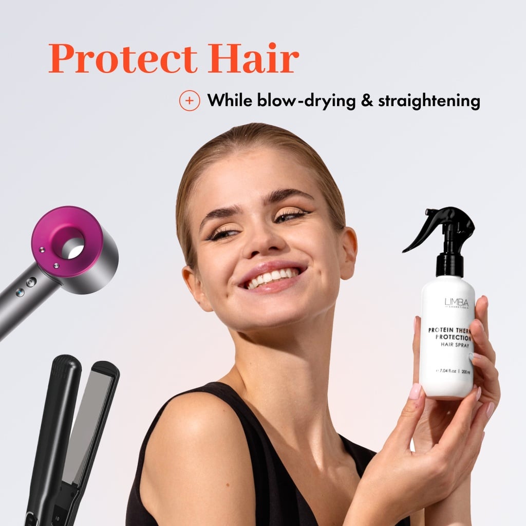 Limba Cosmetics Σπρέι Θερμικής Προστασίας με Πρωτεΐνες 200ml