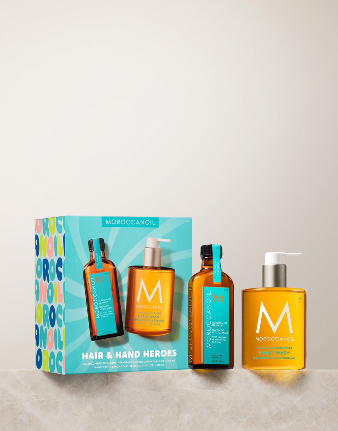 MOROCCANOIL Hair and Hand Heroes Set packaging