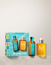 MOROCCANOIL Hair and Hand Heroes Set packaging