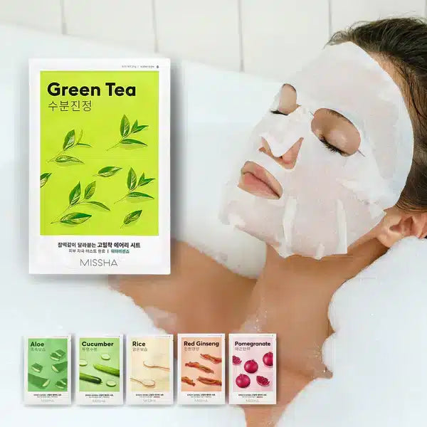 MISSHA Airy Fit Sheet Mask Πράσινο Τσάι 19γρ
