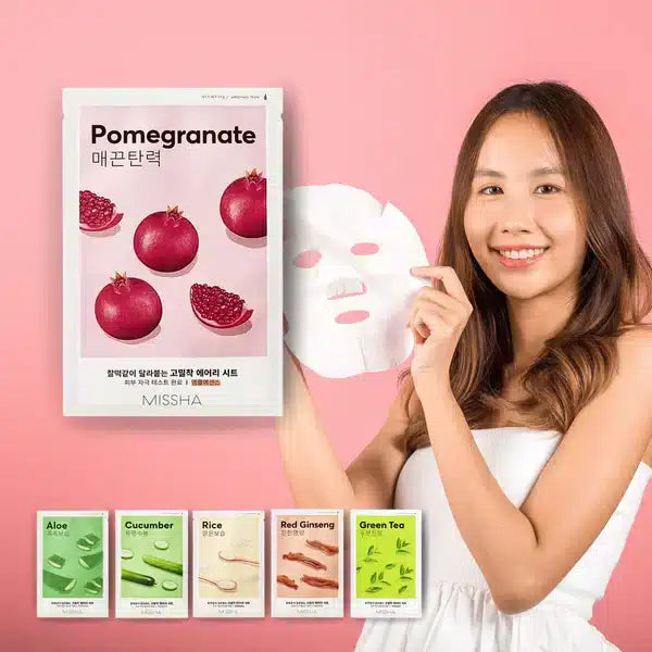 MISSHA Airy Fit Sheet Mask Ρόδι 19γρ