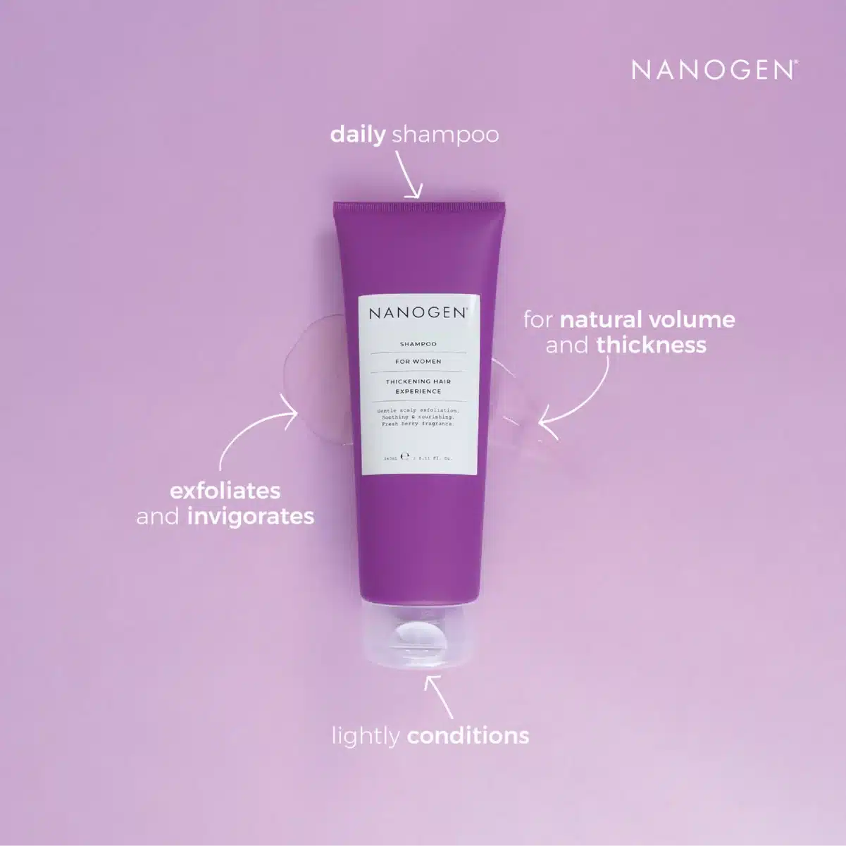 Nanogen Thickening Treatment Shampoo for Women 240ml
