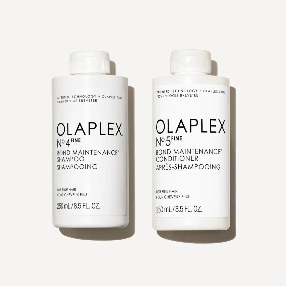 OLAPLEX No.4FINE and No.5FINE Duo packaging