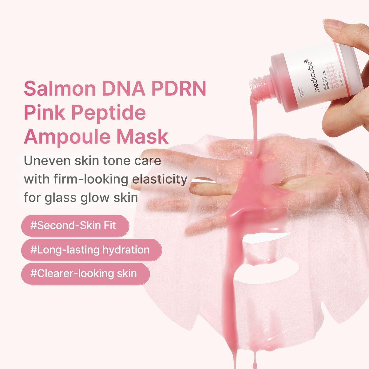 Medicube PDRN Pink Peptide Serum Mask (1EA)